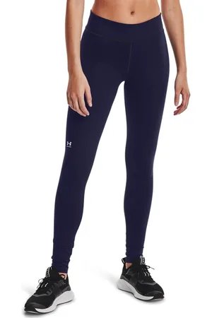 Under Armour Damen UA Authentics Leggings Midnight Navy-L (US LG)