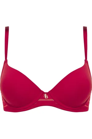Sapph Push-up bh voor vrouwen - Met beugel - Multi-way te dragen - Madison - Iconic Basics - Rood - Maat 80c