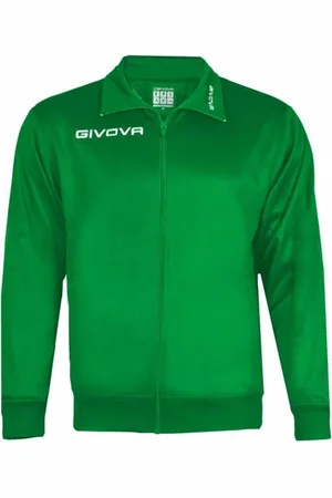 Givova Mono 500 Sweatshirt Met Rits Groen XL Man