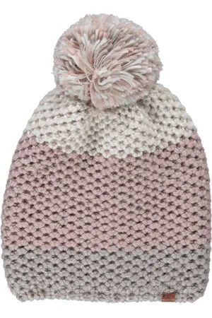 sarlini Muts dames - Muts dames pompon - Winter - Gebreid - One size - Licht roze - Ski