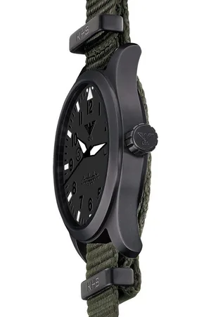 KHS .AIRBSXT.NSGO - Polshorloge - Airleader Black Steel XTAC - Heren