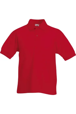 AWDis Fruit of the Loom Kinderen/Kinderen Unisex 65/35 Pique Polo Shirt