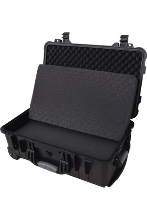 vidaXL Flightcase - op - wieltjes - 58x45x27 - cm - PP