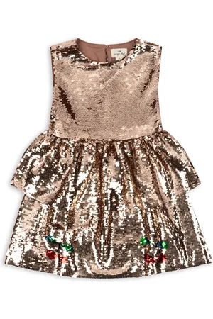 Konges Sløjd Lulu Glinsterende jurk met sequins - Brazilian Sand