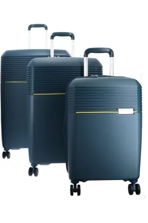 Hedgren Trolley Stripe Nest Set Petrol 75cm