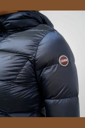 Colmar Lange Jas Met Capuchon Dames - Blauw - Maat S