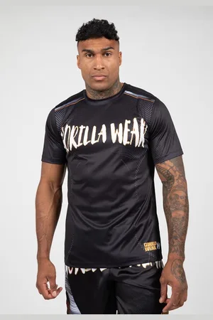 Gorilla Wear Clayton T-Shirt - Black/Gold - XL