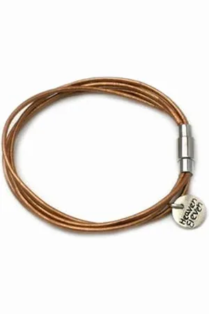 Heaven Eleven Leer 2mm met rvs sluiting -18cm