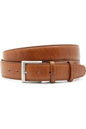 JV Belts Heren-dames riem - dames riem - 4 cm breed - - Echt Leer - Taille: 115cm - Totale lengte riem: 130cm