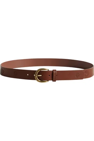 Desigual Leren Riem Belt Julieta Belt W90 Bruine