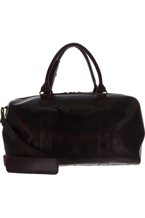 Buckle & Seam Leren Reistas Willow Blu Weekender Donkerbruin