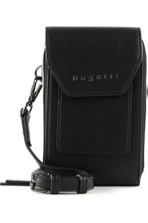 Bugatti Schoudertas Telefoontasje Almata Mobile Purse Bag Zwart