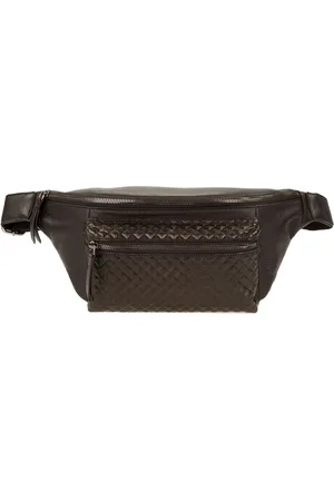 Cinque Leren Gordeltas Schoudertas Tommaso Belt Bag Zwart