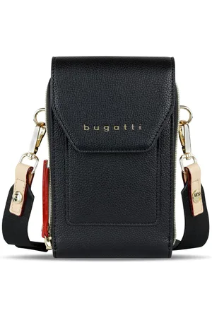 Bugatti Schoudertas Telefoontasje Ella Crossover Purse Bag Zwart