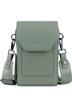 Bugatti Schoudertas Telefoontasje Almata Mobile Purse Bag Mintgroen