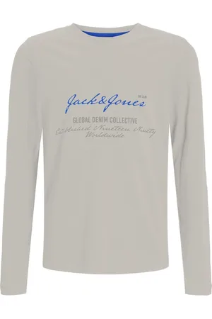JACK & JONES JACK&JONES - JJGREAT B2S LOGO TEE LS LN JNR - Jongens - Lange mouwen shirts