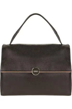 Cinque Leren Handtas Handtas Carina Handbag With Flap Zwart