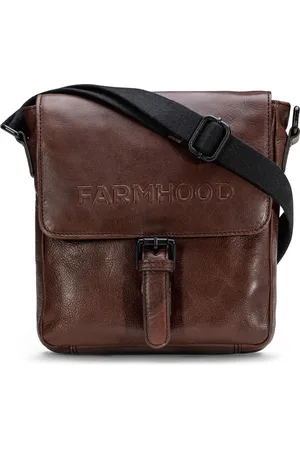 FARMHOOD Schoudertas Memphis Crossbody Bag Donkerbruin