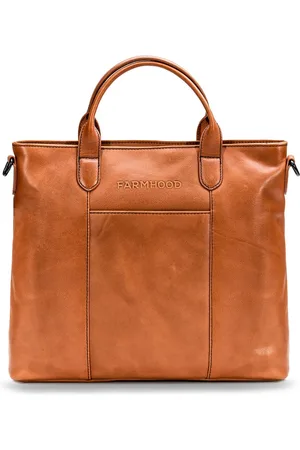 FARMHOOD Handtas Schoudertas Memphis Handbag Lichtbruin