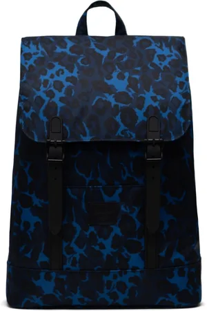 Herschel Vrije tijd rugzak Schoolrugzak Recycled Flight Satin Retreat Small Backpack Zwart Blauw