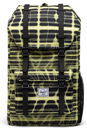 Herschel Vrije tijd rugzak Rugzak met laptopvak Little America Youth Backpack 18L Zwart Veelkleurig