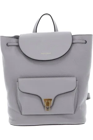 Coccinelle Leren Vrije tijd rugzak Rugzak Beat Soft Backpack Lichtgrijs
