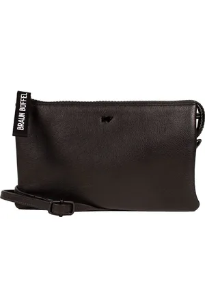 Braun büffel Braun Büffel Leren Schoudertas Capri Shoulder Bag Zwart