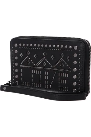 Desigual Portemonnee Azabache Mini Zip Wallet Wit Veelkleurig