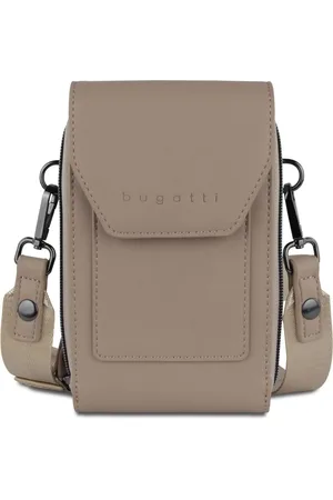 Bugatti Schoudertas Telefoontasje Almata Mobile Purse Bag Beige
