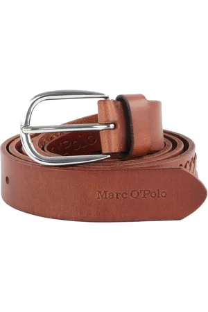 Marc O’ Polo Leren Riem Sarah Belt Ladies W100 Bruine