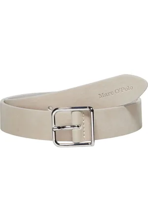 Marc O’ Polo Leren Riem Fredis Ladies Belt W95 Beige