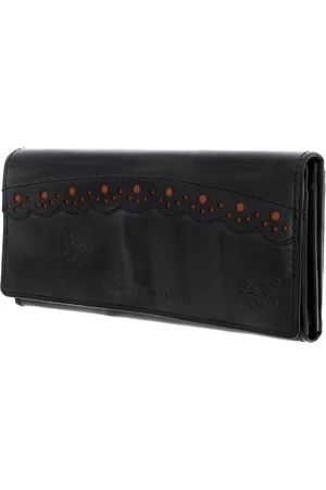 Bruno Banani Leren Portemonnee Ziloo Wallet with Flap Zwart