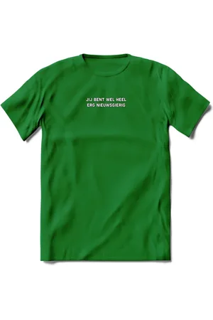 Sols Jij bent wel heel erg nieuwsgierig Spreuken T-Shirt | Dames / Heren | Grappige cadeaus | Verjaardag teksten Cadeau - - 3XL