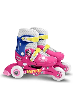 Disney Minnie Mouse Inlineskates Hardboot Wit/blauw Maat 27/30