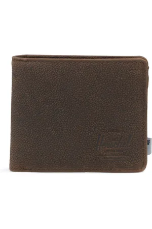 Herschel Leren Portemonnee Roy Plus Coin Wallet + Tile Bruine