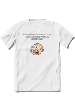 Sols 49 oude sokken aan de lijn T-Shirt | Grappig Abraham 50 Jaar Verjaardag Kleding Cadeau | Dames – Heren - - 3XL