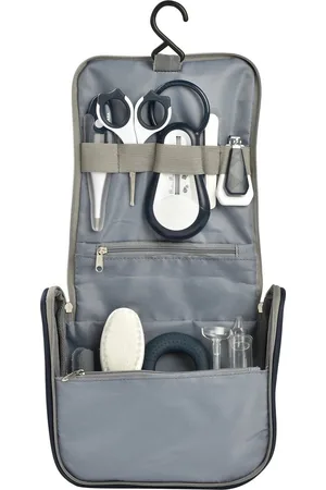 Beaba Verzorgingsset - 9 Essentiële Accessoires - Compact & Draagbaar - Ophangbare Toilettas