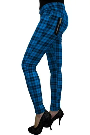 Banned Retro CHECK Skinny fit broek - XS