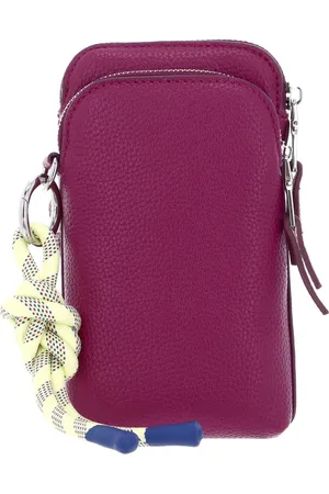 ESPRIT Portemonnee Rhea Mini Zip Wallet (rood)paars