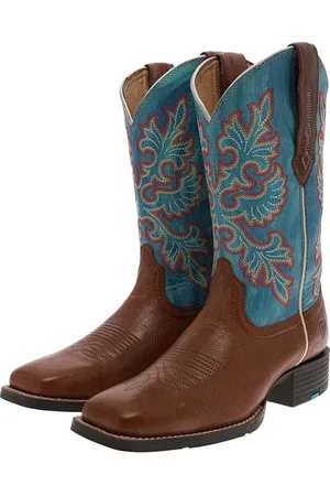 Ariat ROUND UP WIDE SQUARE TOE dames western rijlaars - 38 (5 UK)