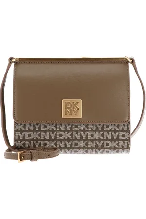 DKNY Schoudertas Mona Flap Crossbody Bag Lichtbruin
