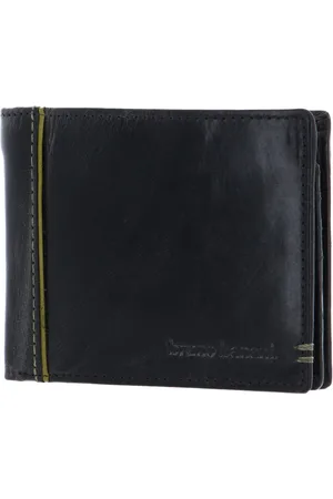 Bruno Banani Leren Portemonnee Wallet Zwart