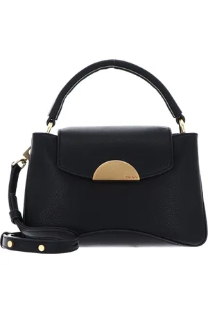 DKNY Leren Handtas Schoudertas Luna Handbag Zwart