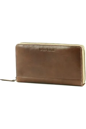 Bruno Banani Leren Portemonnee Zip Around Wallet Bruine