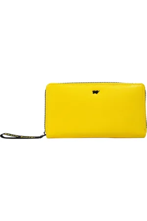 Braun büffel Braun Büffel Leren Portemonnee Capri Zip Wallet 18CS Geel