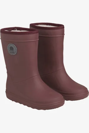 CeLaVi Thermo - Regenlaarzen - Warme thermische laarzen - Rubber - ZONDER weekmakers - voering van zachte wol - NEEM 2 MATEN groter- - Kleur: 694 - Maat 30