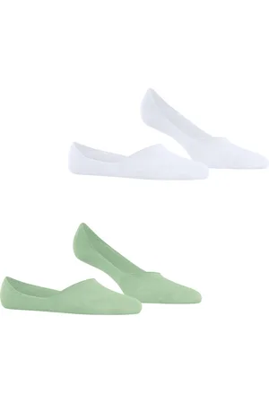 Burlington Everyday 2-Pack dames invisible sokken - (quiet green)