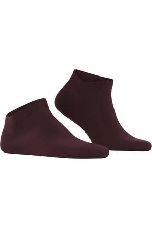 Falke ClimaWool heren sneakersokken - donkerrood (barolo)
