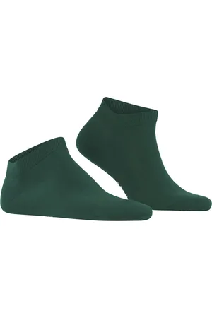 Falke ClimaWool heren sneakersokken - groen (hunter green)