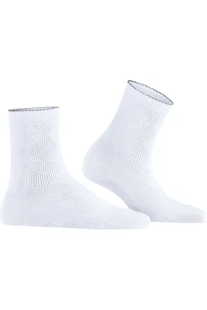 Burlington Chelsea damessokken kort - (white)